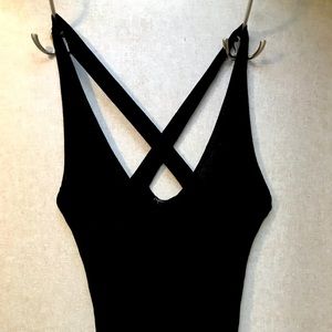 American Apparel cross back sweater dress